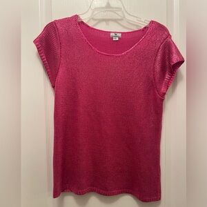 Worthington misses shimmer knit top